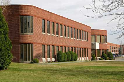 Exterior brown commercial building 